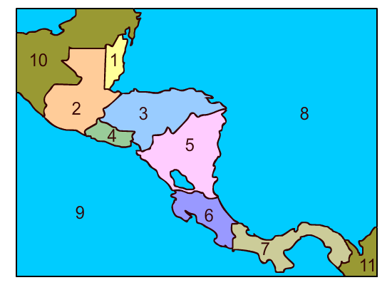 Central America Map Png