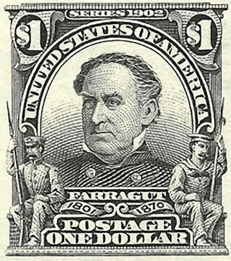 David Farragut Stamp