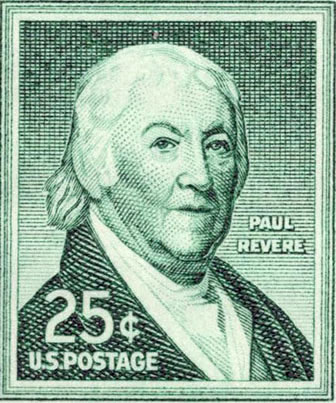 Paul Revere Postage Stamp